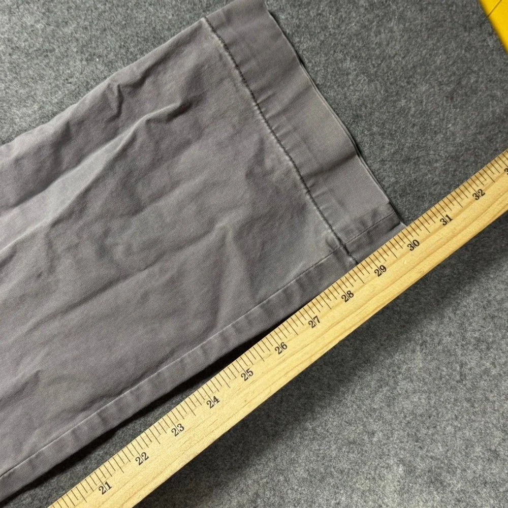 Polo Ralph Lauren Pants Mens 34x32 (34x30) Grey Stretch Straight Chino Trousers